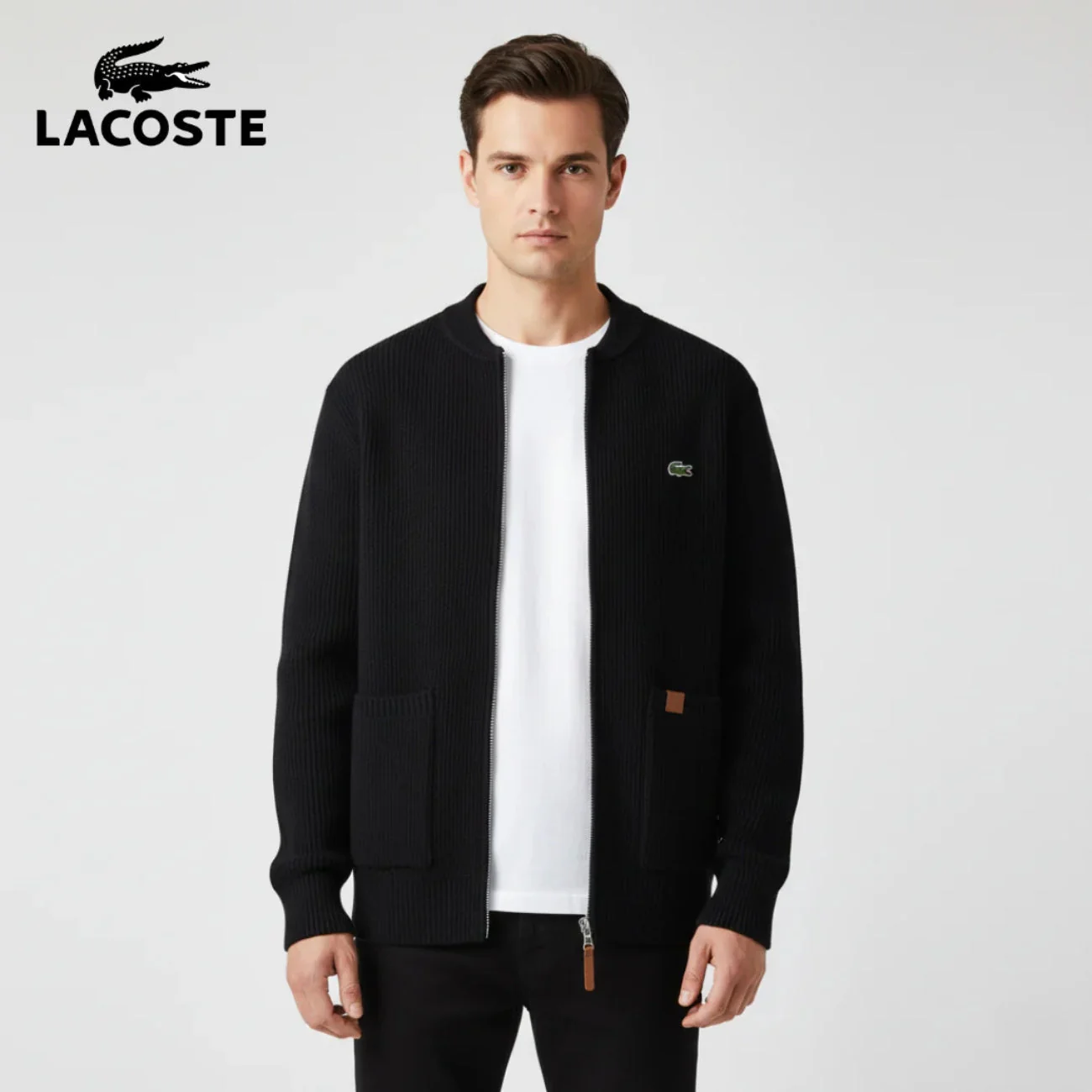 Zipped Knit Cardigan || CLEARANCE PRICE - Image 7