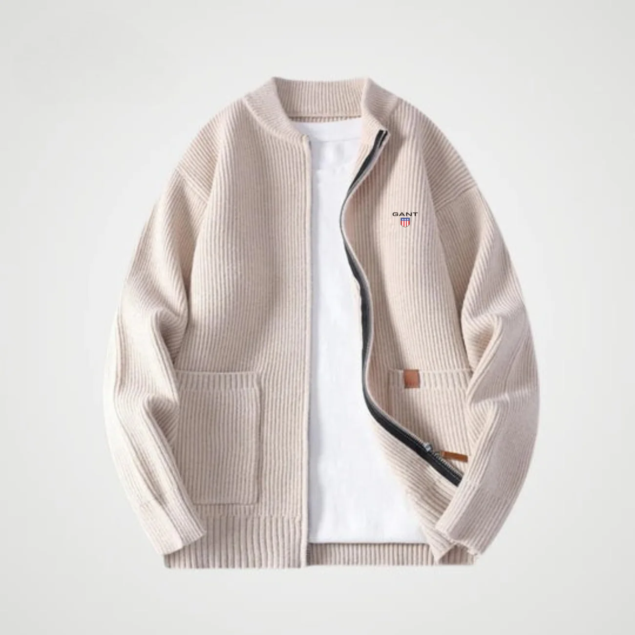 Zipped Knit Cardigan - CLEARANCE PRICE - Image 4