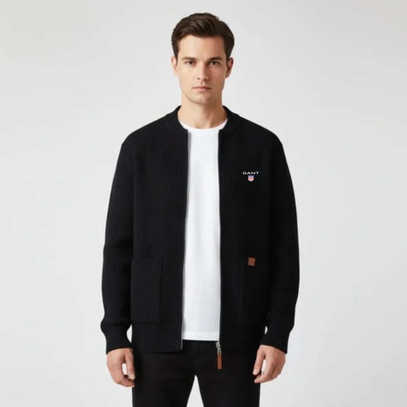 Zipped Knit Cardigan - CLEARANCE PRICE - Image 7