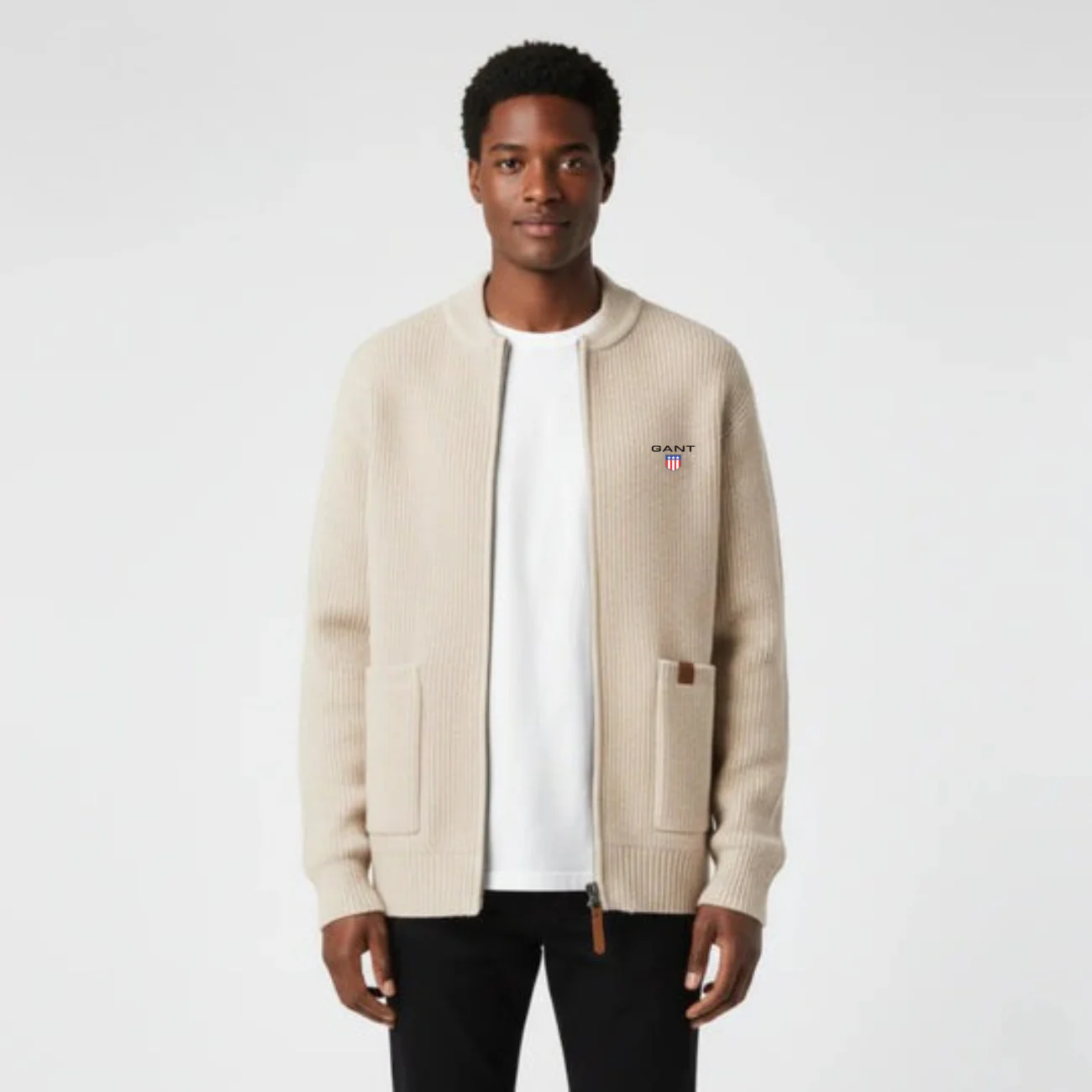 Zipped Knit Cardigan - CLEARANCE PRICE - Image 9