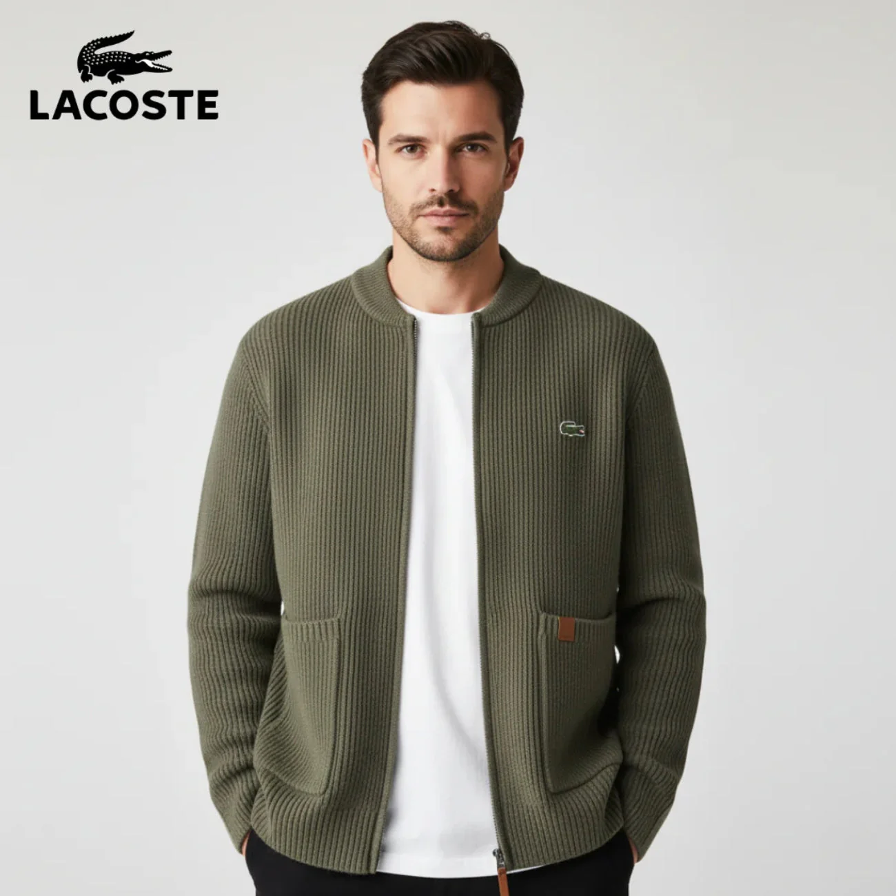 Zipped Knit Cardigan || CLEARANCE PRICE - Image 8