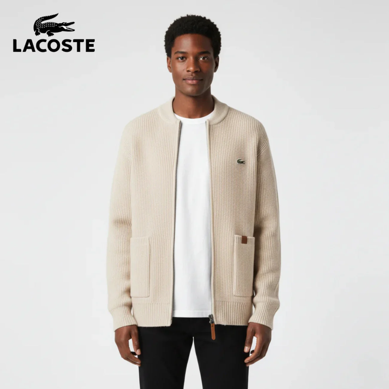 Zipped Knit Cardigan || CLEARANCE PRICE - Image 9