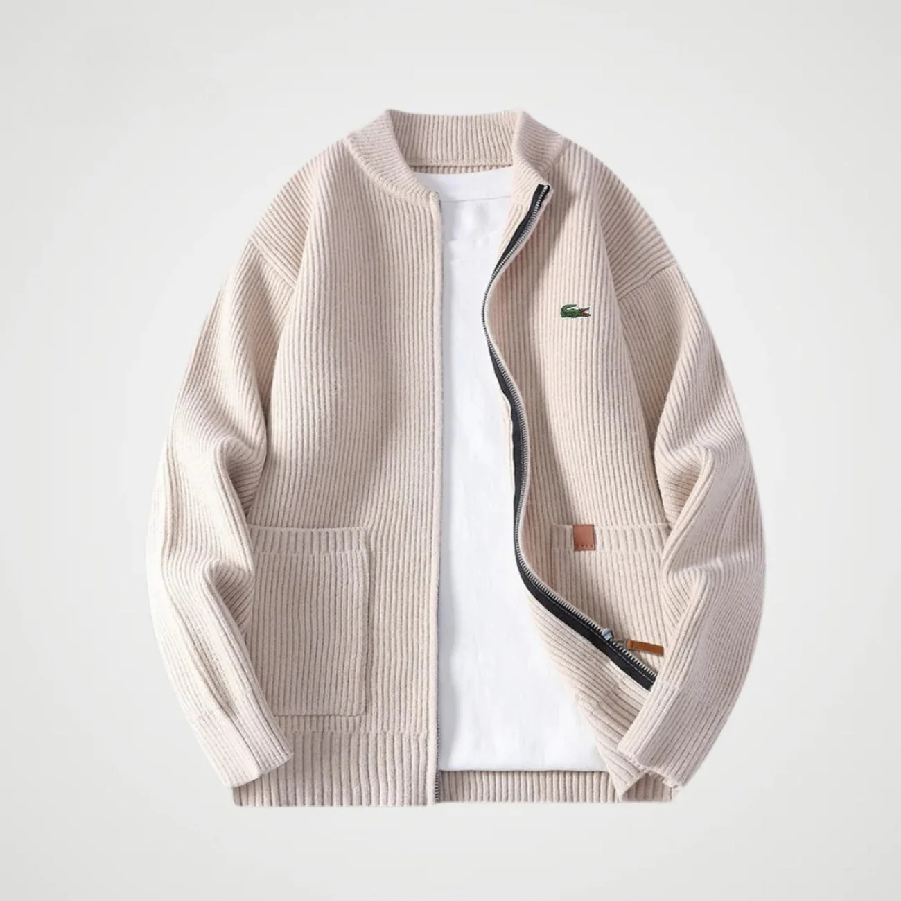 Zipped Knit Cardigan - CLEARANCE PRICE - Image 4