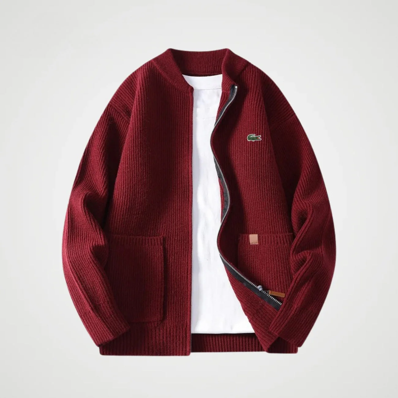 Zipped Knit Cardigan - CLEARANCE PRICE - Image 5